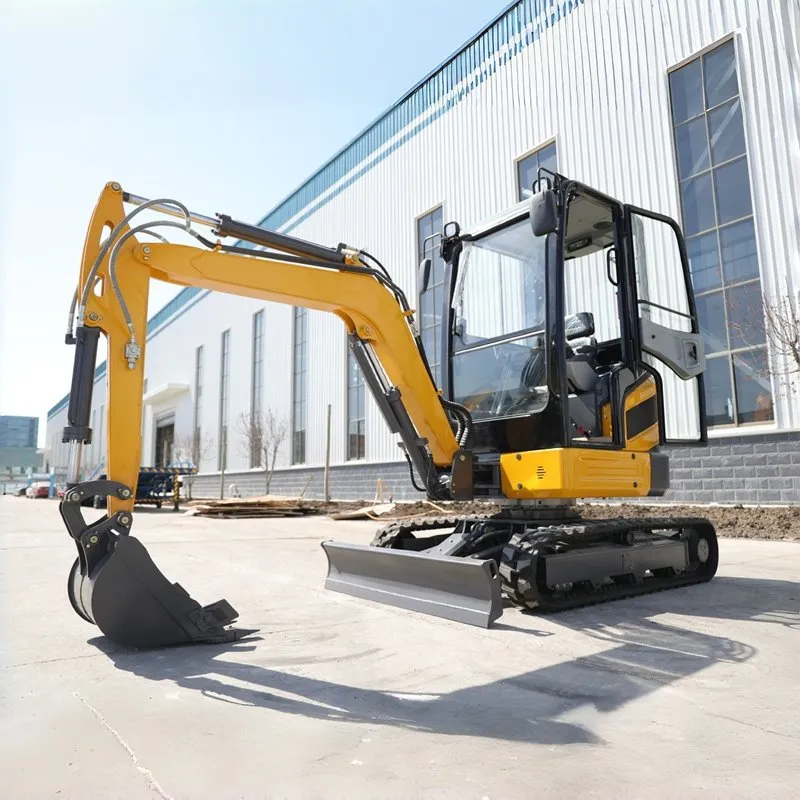 Landscaping Excavator Enclosed Cab